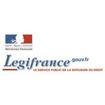 Logo du site Legifrance le service public de la diffusion du droit